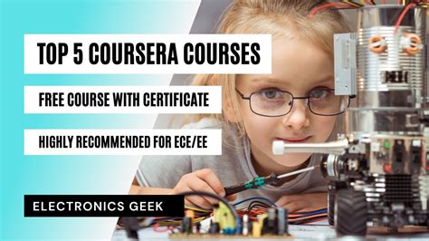 coursera electronics|Top 10 Certificate Courses in Electronics in 2024: .